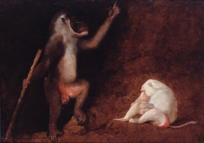 Boorkop en albino aap - George Stubbs

Source:
Drill et babouin albinos - George Stubbs