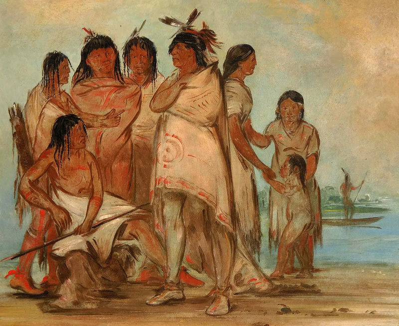 Du-cór-re-a, leider van de stam, en zijn familie - George Catlin

Source:
Du-cór-re-a, chef de la tribu, et sa famille - George Catlin