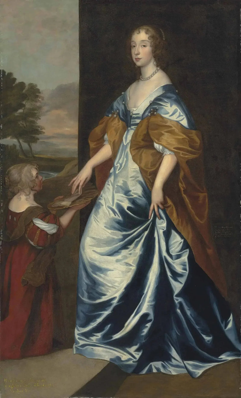 Duchesse de Lennox et Richmond (1622-1685) met haar kamermeisje, de dwerg, Anne Shepherd - Antoine van Dyck

Source:
Duchesse de Lennox et Richmond (1622-1685) avec sa femme de chambre, la naine, Anne Shepherd - Antoine van Dyck