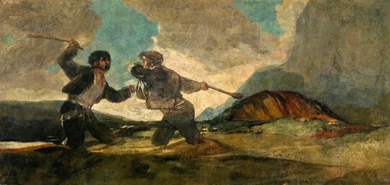 Duel met de knuppel - Francisco de Goya