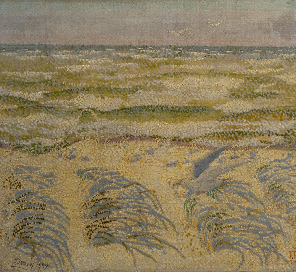 Dune et mer - Jan Toorop image 1 copie de tableau peinte à la main