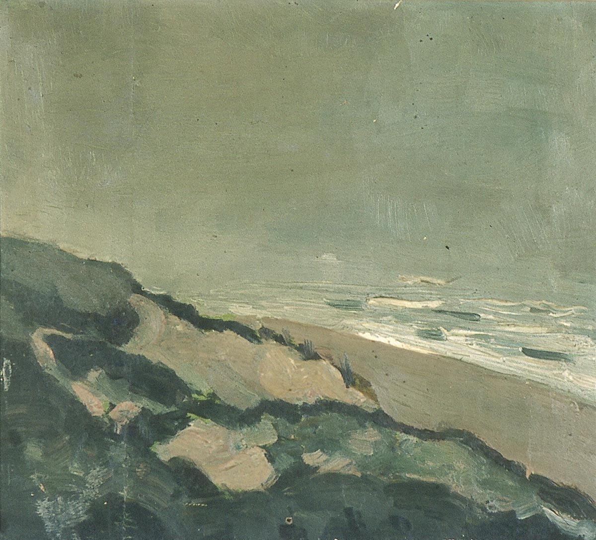 Dunes en bord de mer - Theo van Doesburg image 1 reproduction artisanale de tableau