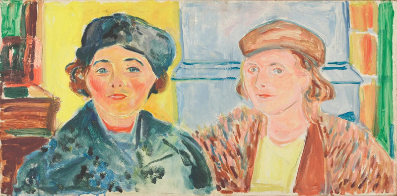 Ebba Ridderstad en Marika Pauli - Edvard Munch