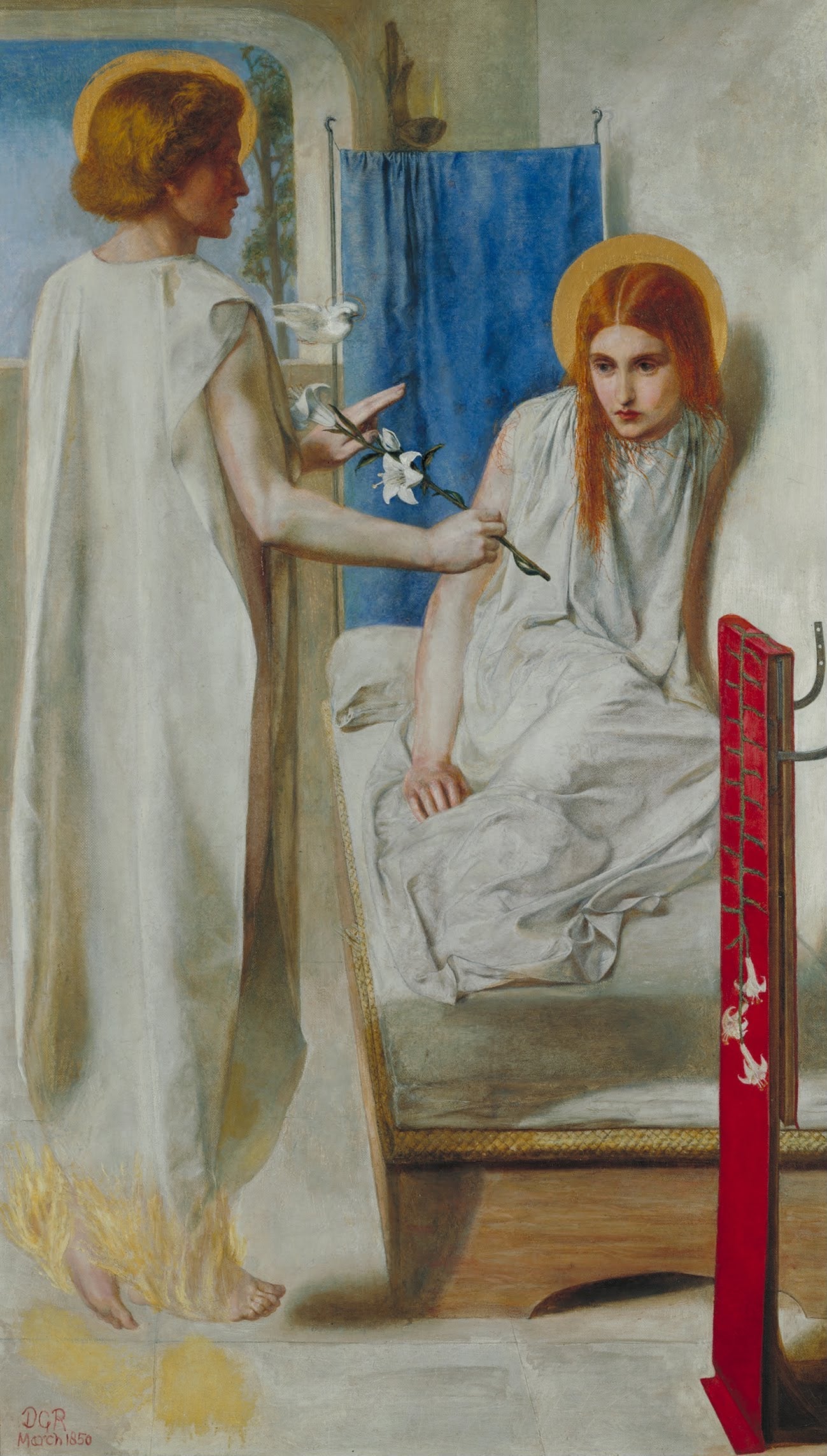 Ecce Ancilla Domini - Dante Gabriel Rossetti - Alpha Reproduction