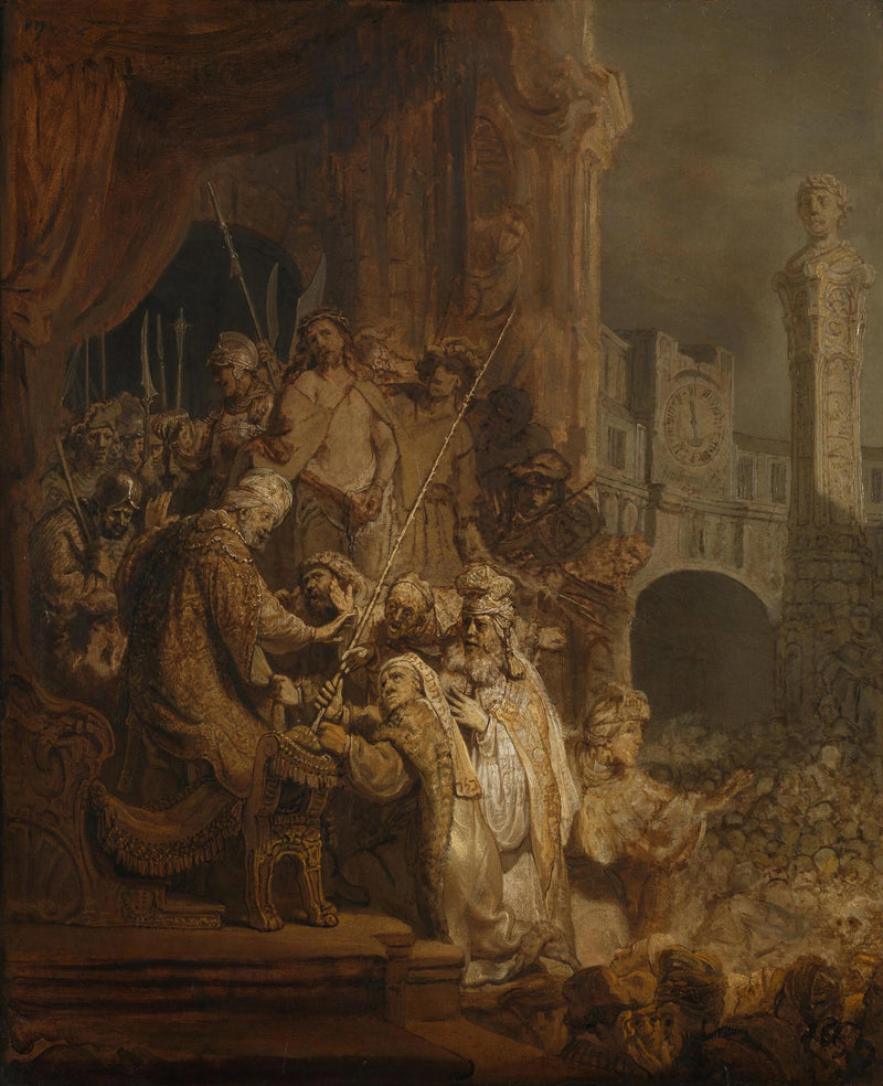 Christus voor Pilatus (Ecce Homo) - Rembrandt