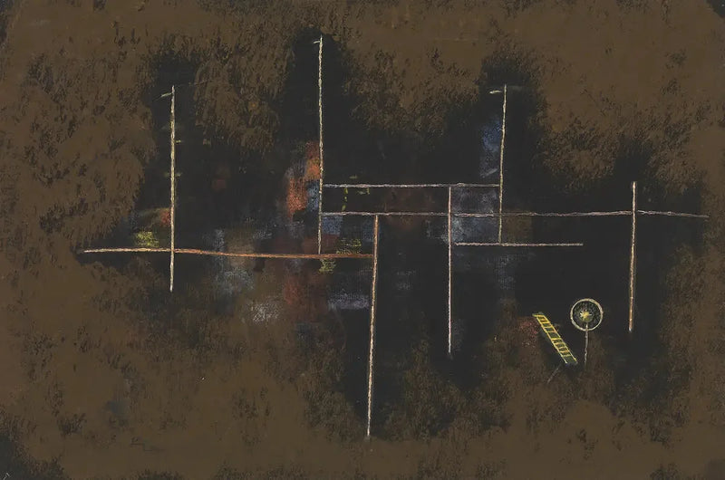 steiger voor een nieuw gebouw - Paul Klee