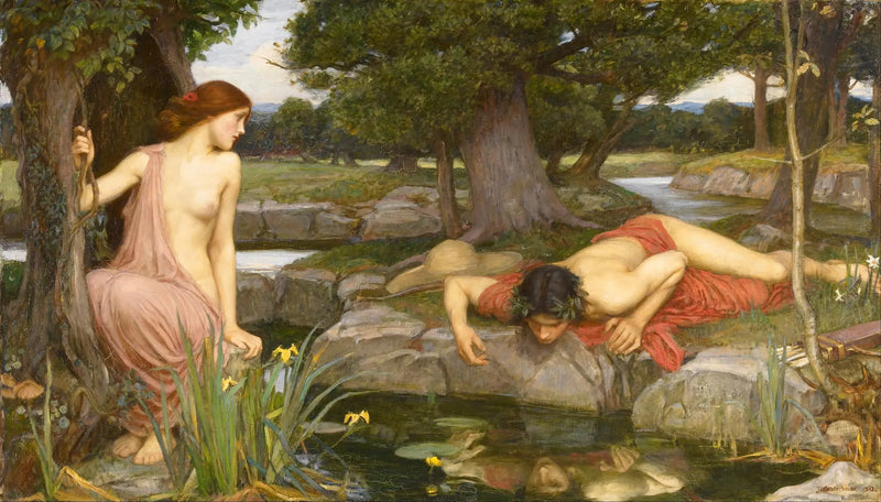 Echo en Narcissus - John William Waterhouse