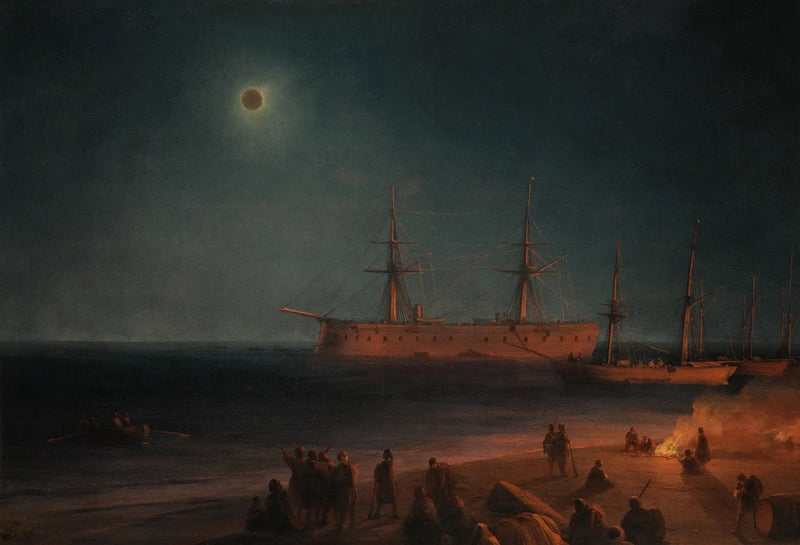 Zonsverduistering in Feodosia - Ivan Aivazovsky

Source:
Éclipse solaire à Feodosia - Ivan Aïvazovski
