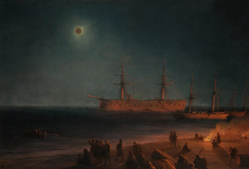 Zonsverduistering in Feodosia - Ivan Aivazovsky

Source:
Éclipse solaire à Feodosia - Ivan Aïvazovski