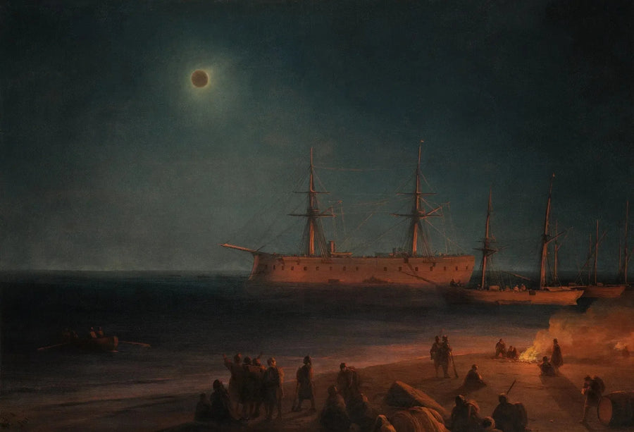 Zonsverduistering in Feodosia - Ivan Aivazovsky

Source:
Éclipse solaire à Feodosia - Ivan Aïvazovski