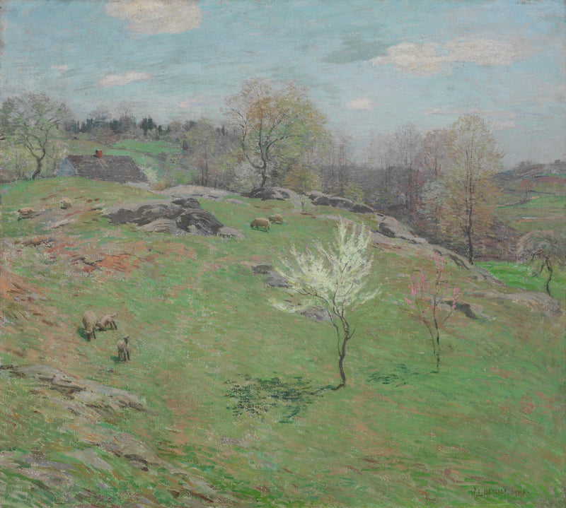 Ontluiking van de knoppen - Willard Metcalf