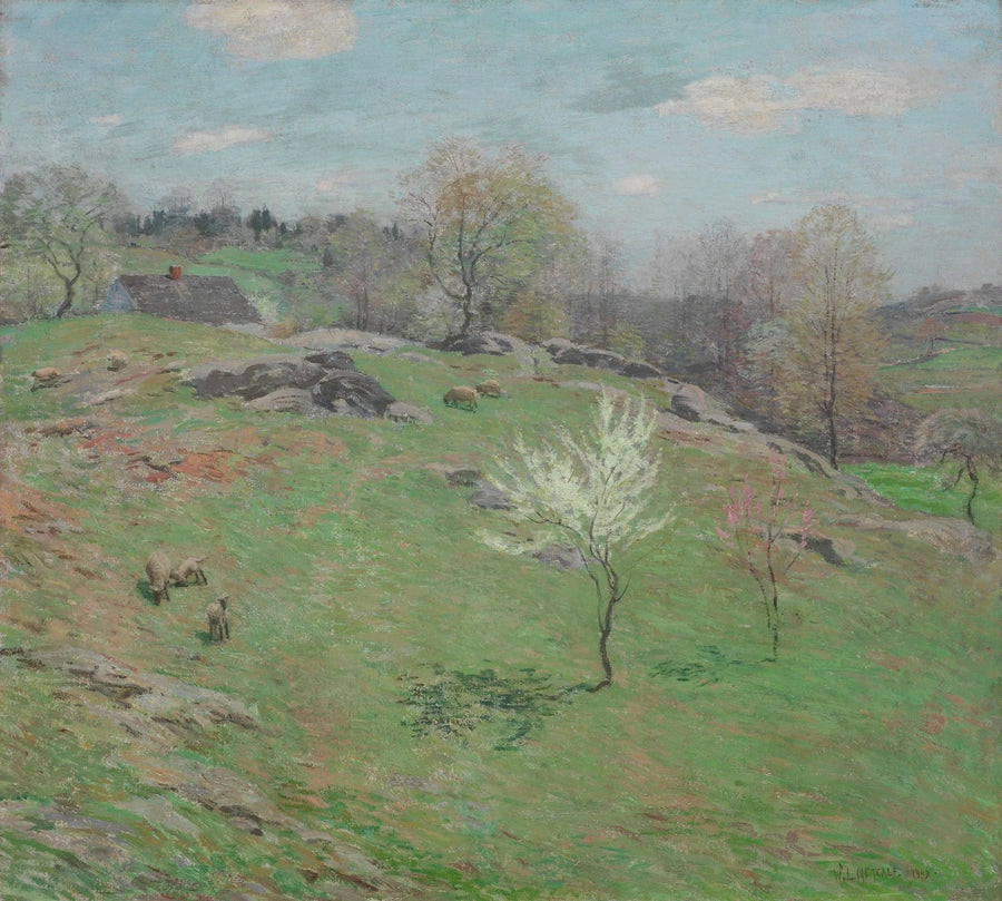 Ontluiking van de knoppen - Willard Metcalf