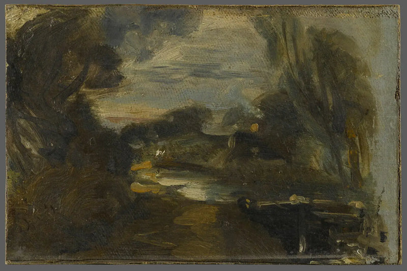 Sluis op de rivier Stour - John Constable