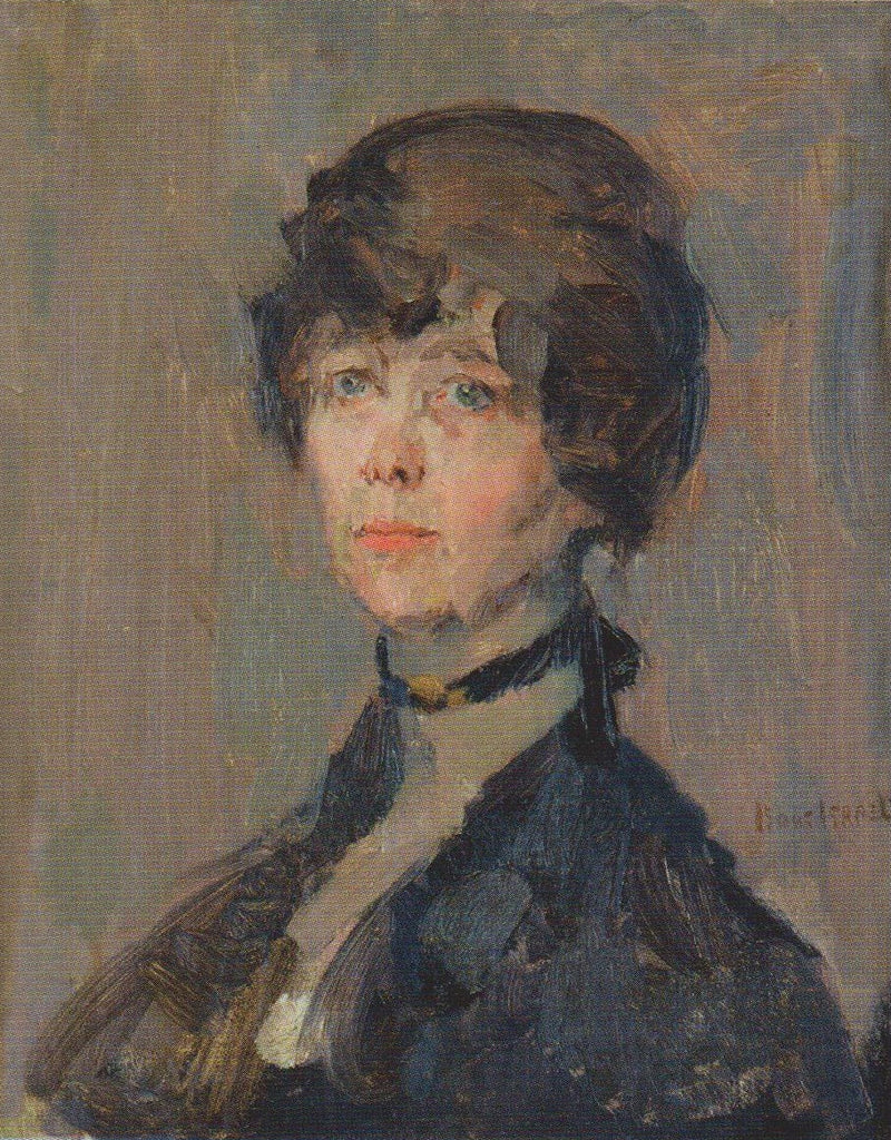 Nederlandse schrijfster Ina Boudier-Bakker (1875-1966). - Isaac Israëls