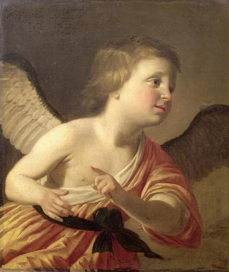 Édouard, prins-palatin (1624–1663), toen hij een kind was, als engel - Gerrit van Honthorst