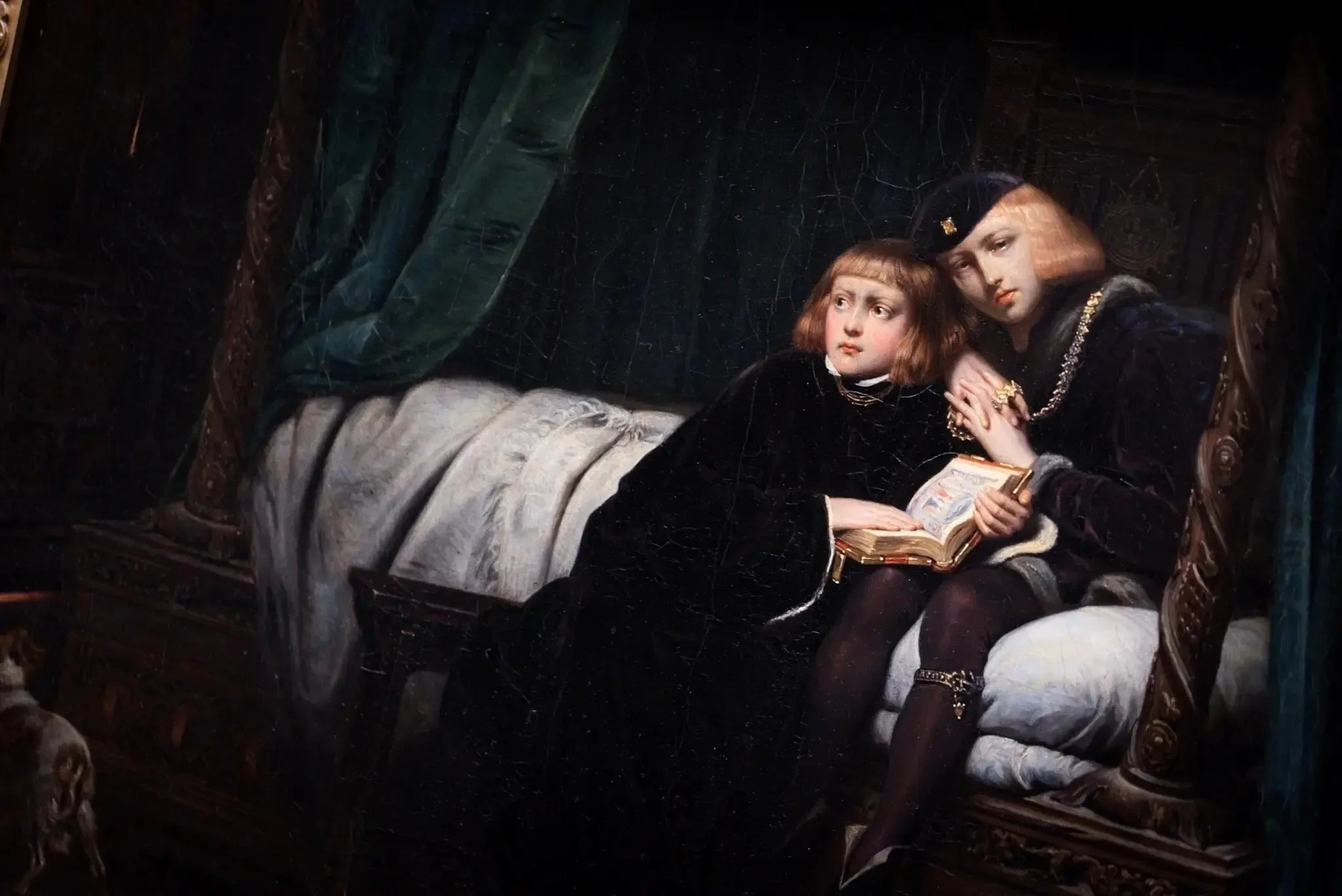 Édouard V et le duc d'York dans la Tour - Paul Delaroche image 1 reproduction réalisée par Alpha Reproduction