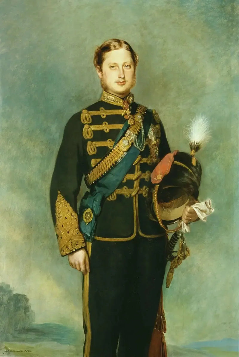 Édouard VII (1841-1910) toen hij prins van Wales was - Franz Xaver Winterhalter

Source:
Édouard VII (1841-1910) alors prince de Galles - Franz Xaver Winterhalter