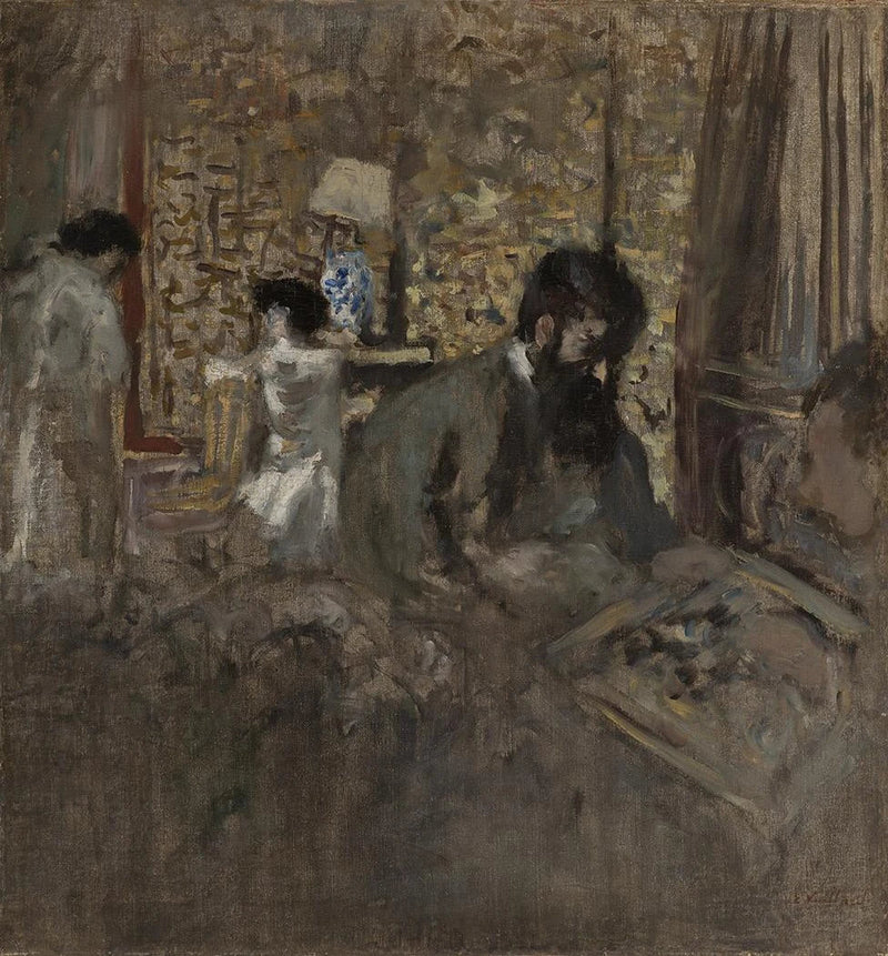 La Partie de dames - Édouard Vuillard