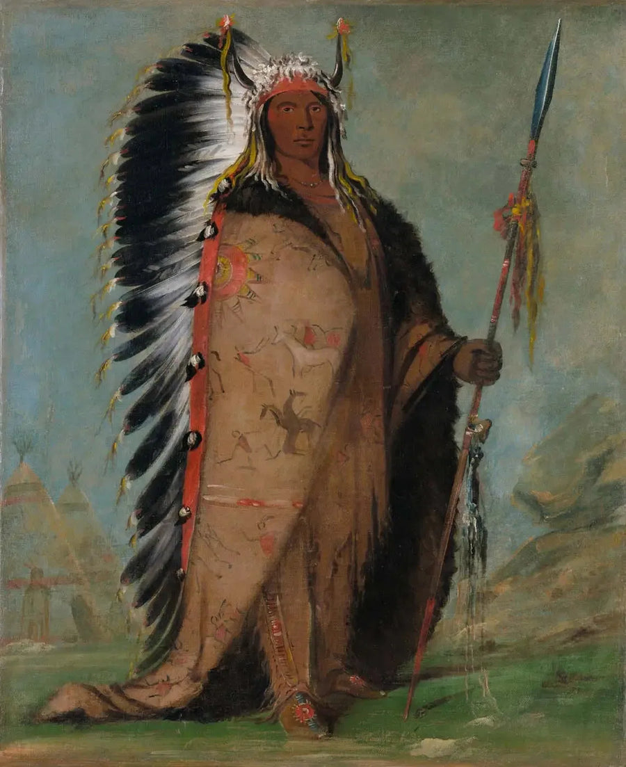 Ee-áh-sá-pa, Black Rock, een chef met twee waterkokers - George Catlin

Source:
Ee-áh-sá-pa, Black Rock, un chef à deux bouilloires - George Catlin