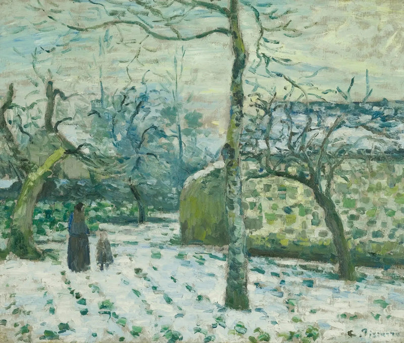 Sneeuweffect in Montfoucault - Camille Pissarro