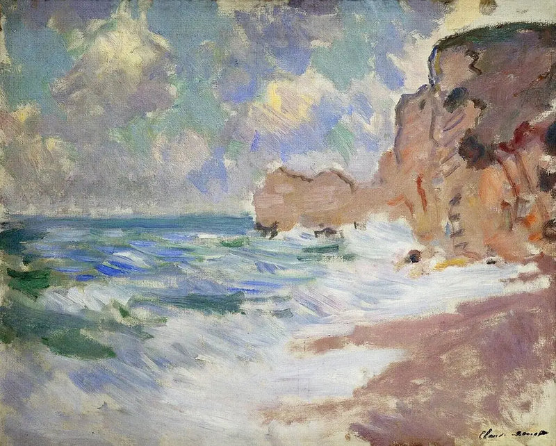 Golfslag bij Étretat - Claude Monet