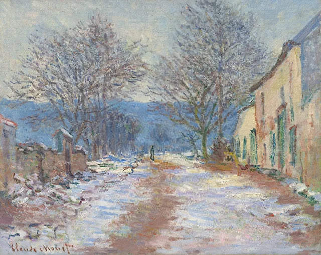Snoweffect in Limetz W1056 - Claude Monet