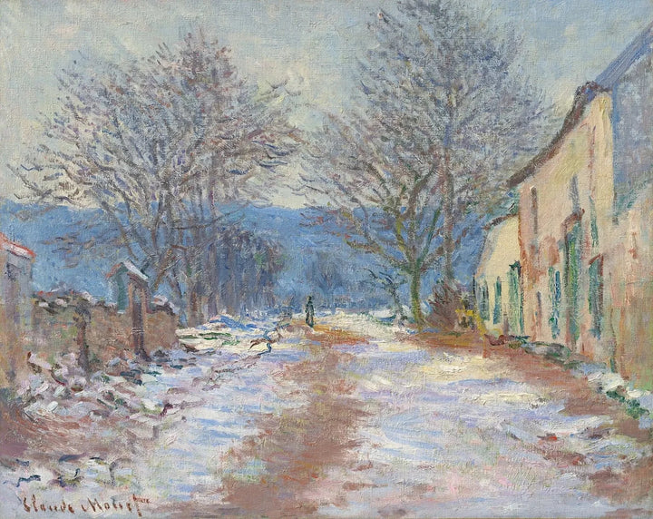 Snoweffect in Limetz W1056 - Claude Monet