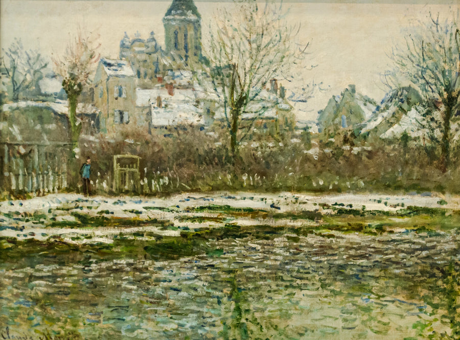 Sneeuweffect in Vétheuil - Claude Monet