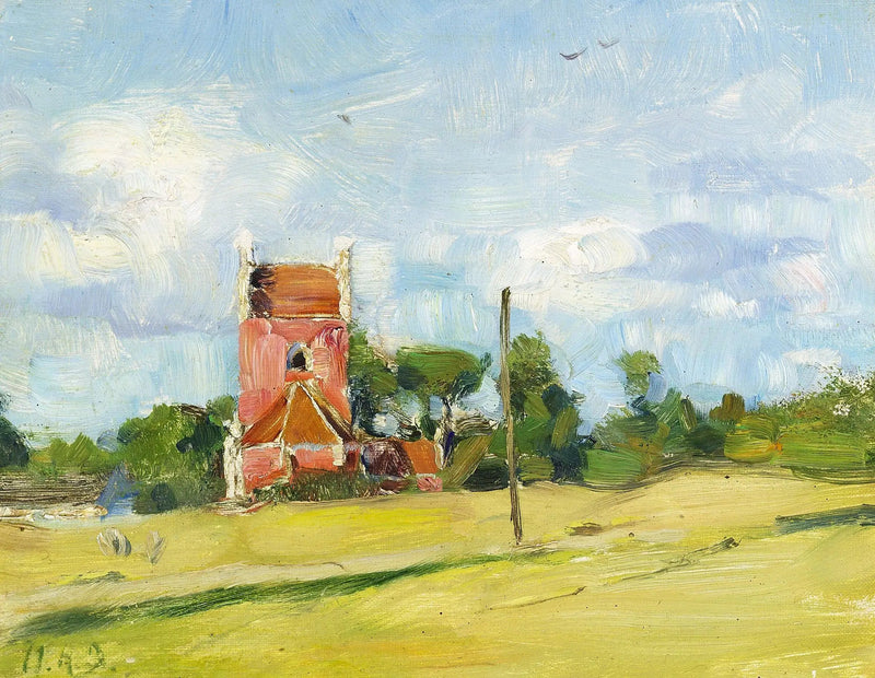 Kerk van Byrum op het eiland Læsø, Denemarken. - H. A. Brendekilde

Source:
Église de Byrum sur l'île de Læsø, au Danemark. - H. A. Brendekilde