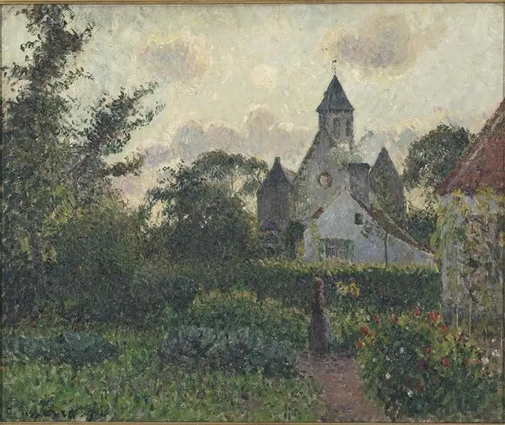Kerk van Knocke - Camille Pissarro