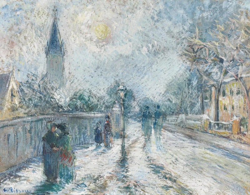 Kerk van Alle Heiligen - Camille Pissarro