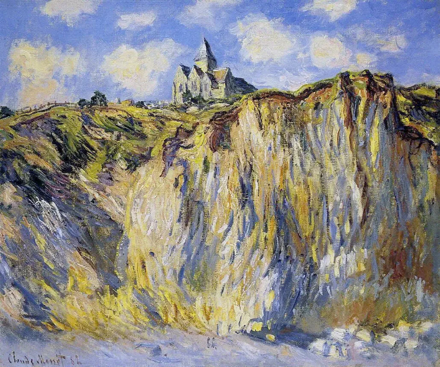 Kerk van Varengeville, ochtendlicht - Claude Monet