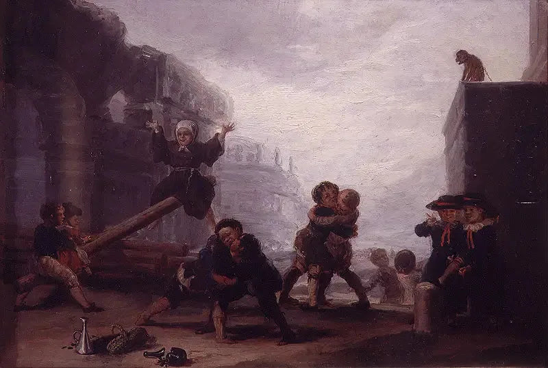 De Schommel - Francisco de Goya