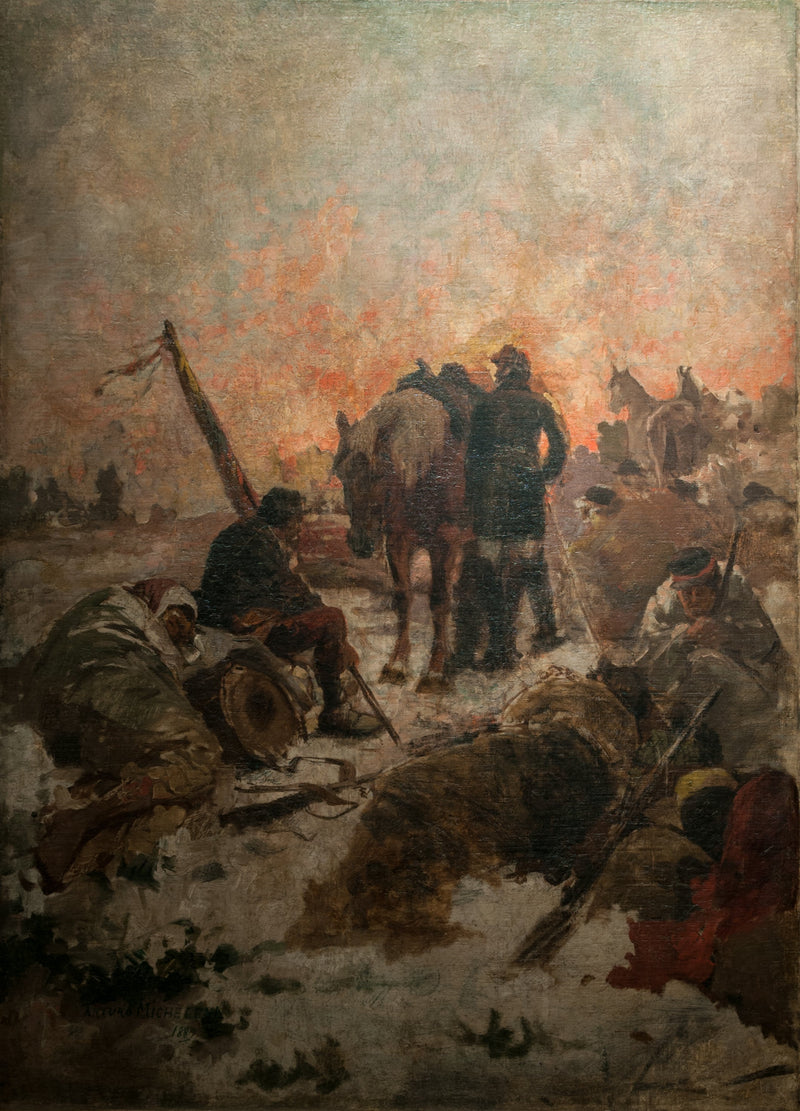El paso de los Andes - Arturo Michelena