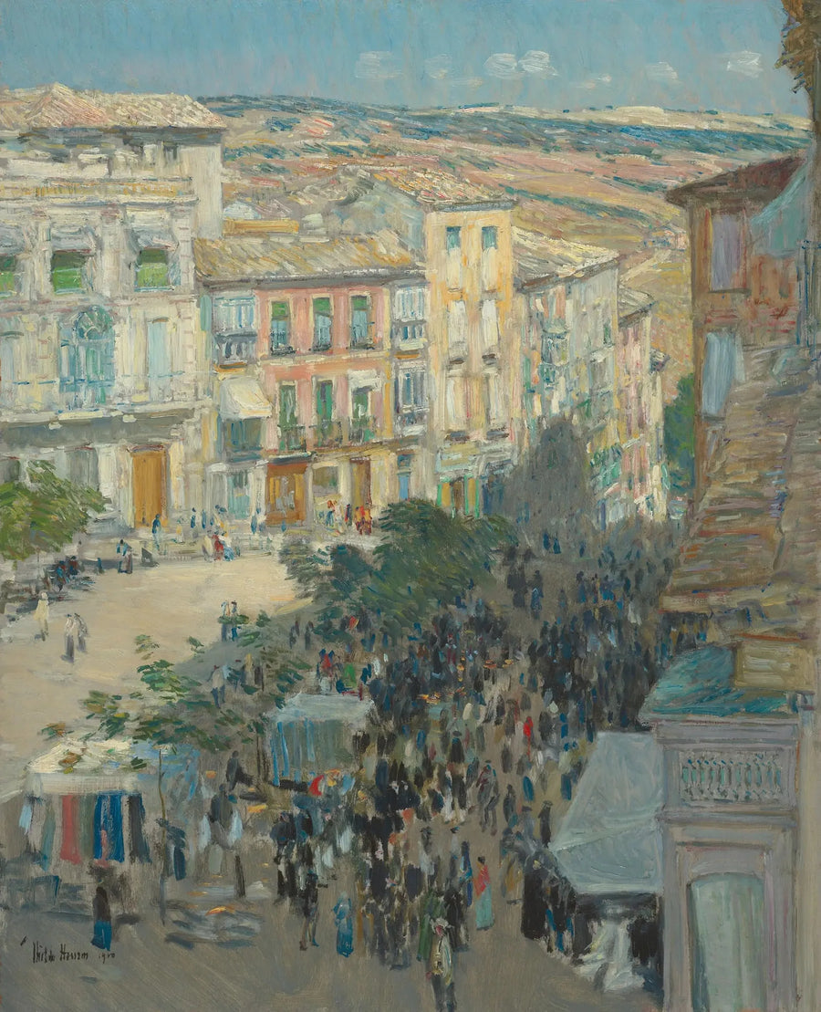 El Zocodover, Toledo, Spanje - Childe Hassam

Source:
El Zocodover, Tolède, Espagne - Childe Hassam