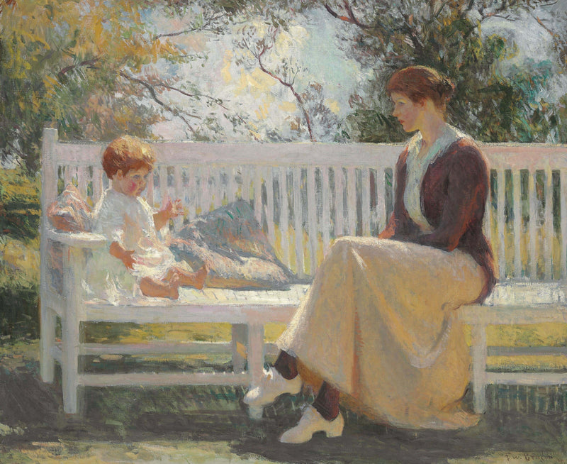 Éléonore en Benny - Frank Weston Benson