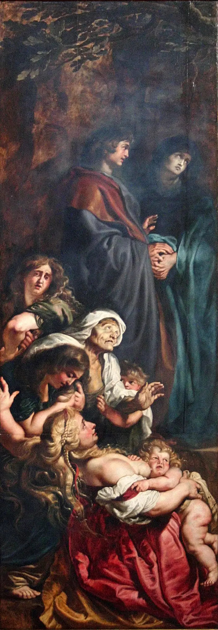 Kruisverheffing (linker paneel) - Peter Paul Rubens
