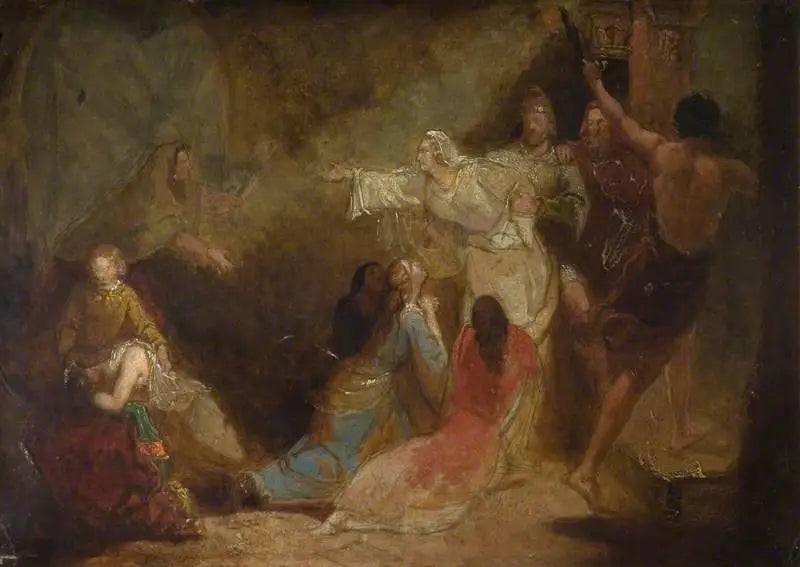Elgiva ingeschreven op bevel van aartsbisschop Odon - John Everett Millais

Source:
Elgiva saisie sur ordre de l'archevêque Odon - John Everett Millais