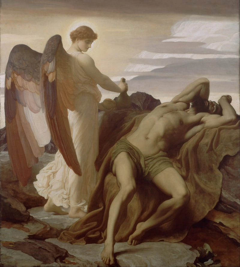 Elie in de woestijn - Frederic Leighton

Source:
Élie dans le désert - Frederic Leighton
