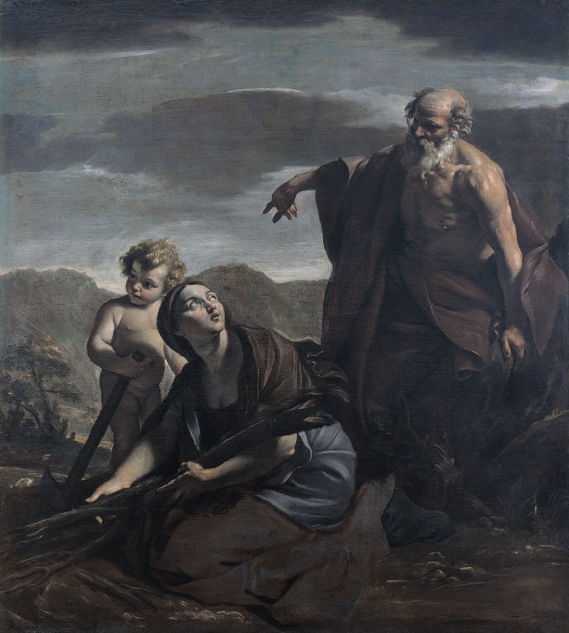 Elia en de weduwe van Sarepta - Giovanni Lanfranco