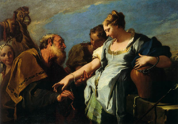 Eliazar en Rebecca - Giovanni Battista Pittoni