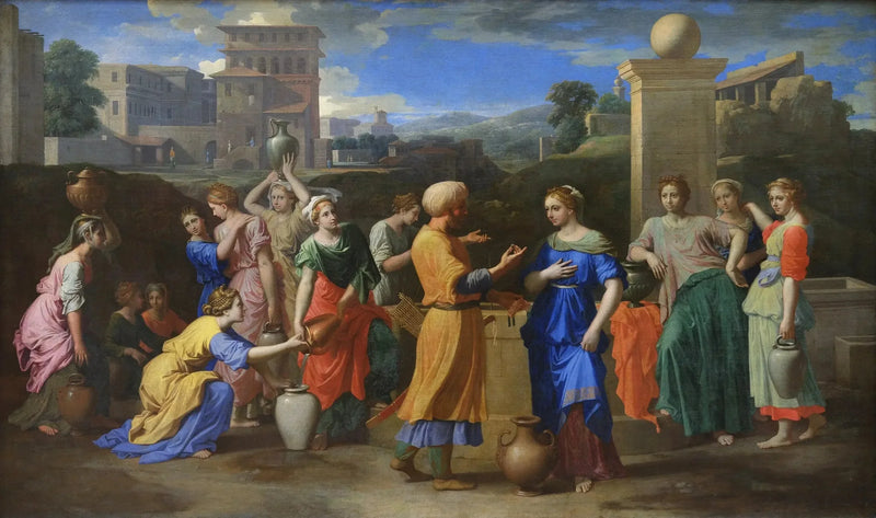 Eliazar en Rebecca - Nicolas Poussin