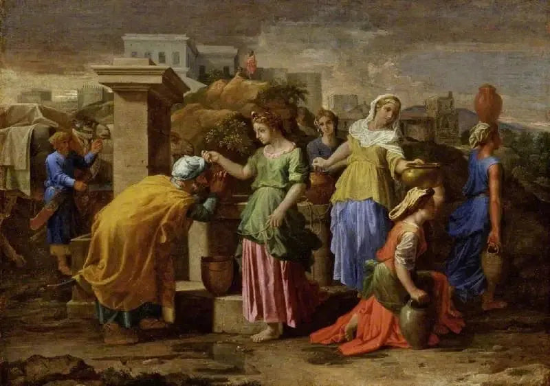 Eliazar en Rebecca - Nicolas Poussin