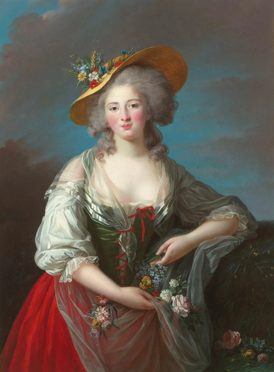 Elisabeth-Philippe-Marie-Hélène de Frankrijk, ook wel Madame Elisabeth genoemd - Élisabeth Vigeé Le Brun

Source:
Elisabeth-Philippe-Marie-Hélène de France, dite Madame Elisabeth - Élisabeth Vigée Le Brun
