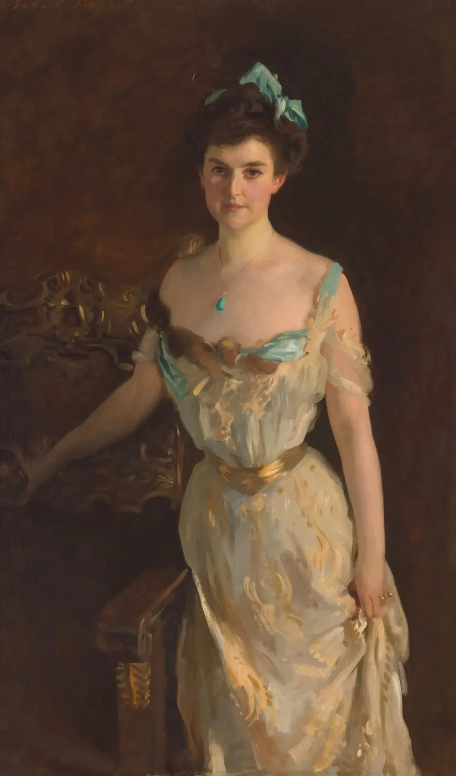 Ellen Sears Amory Anderson Curtis (1868-1952) (Mevrouw Charles Pelham Curtis) - John Singer Sargent