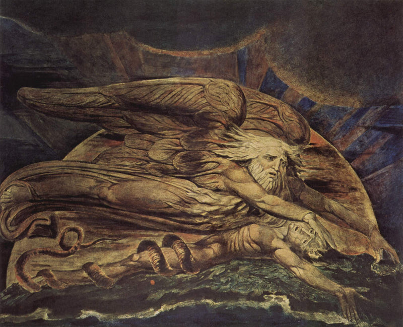 Elohim schept Adam - William Blake