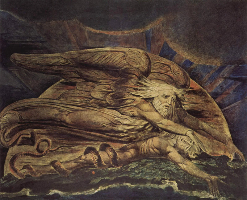 Elohim schept Adam - William Blake