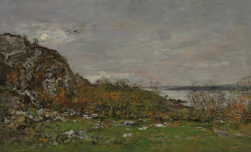 Monding van de Elorn in de omgeving van Brest - Eugène Boudin