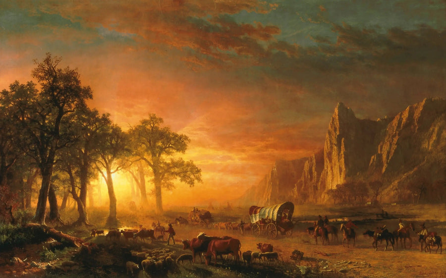 Emigranten die de vlakten doorkruisen - Albert Bierstadt

Source:
Émigrants traversant les plaines - Albert Bierstadt