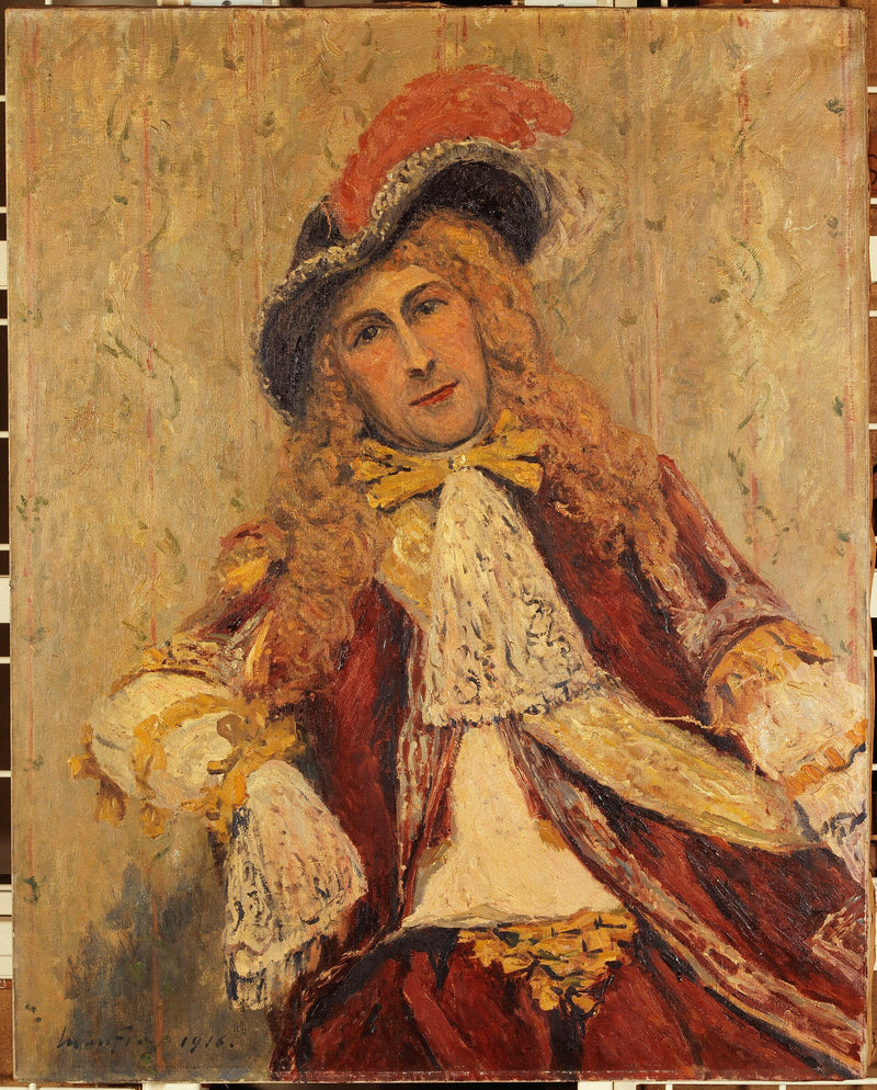 Émile Dehelly (1871-1969), lid van de Comédie-Française, in toneelkostuum - Maxime Maufra